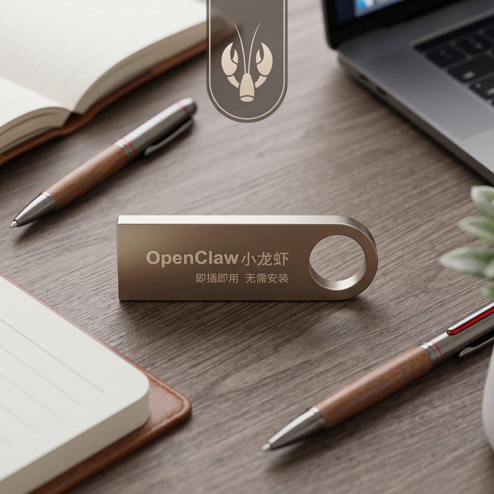 U-Claw 小龙虾虾盘 - OpenClaw AI智能体U盘，即插即用